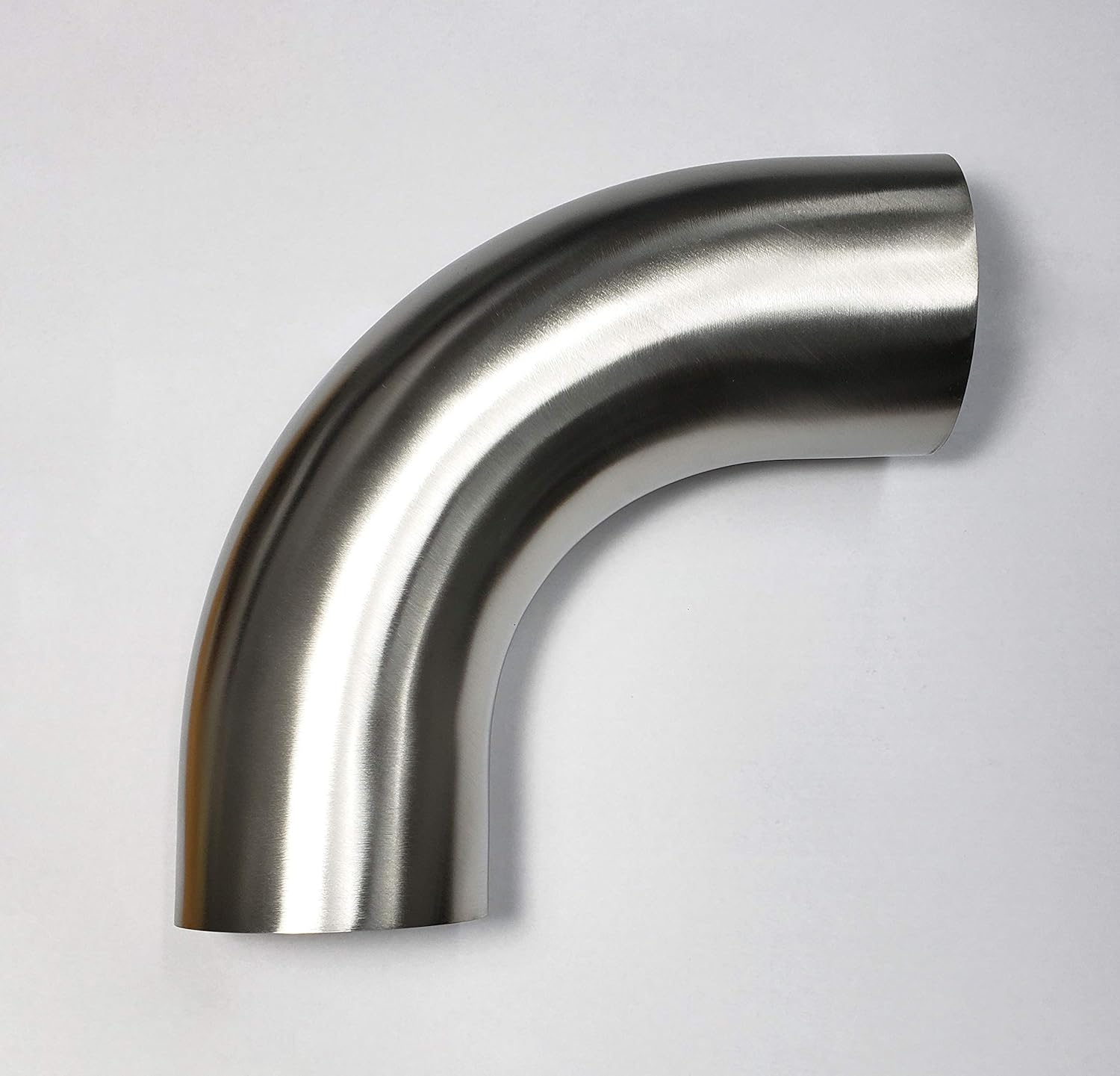 3" Stainless 90° Mandrel Bend Elbow - 1.5D/4.5" CLR Loose Radius - 16GA/.065" Wall - 2" Leg - SS304 - Exhaust Fabrication