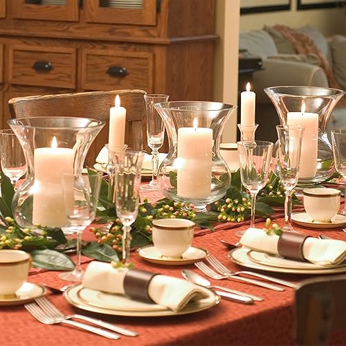 Miniatura 4 de Root Candles Juego de 4 velas sin perfume para cena sin goteo Timberline™ Collenette mejoradas con cera de abeja, 9 pulgadas, verde salvia