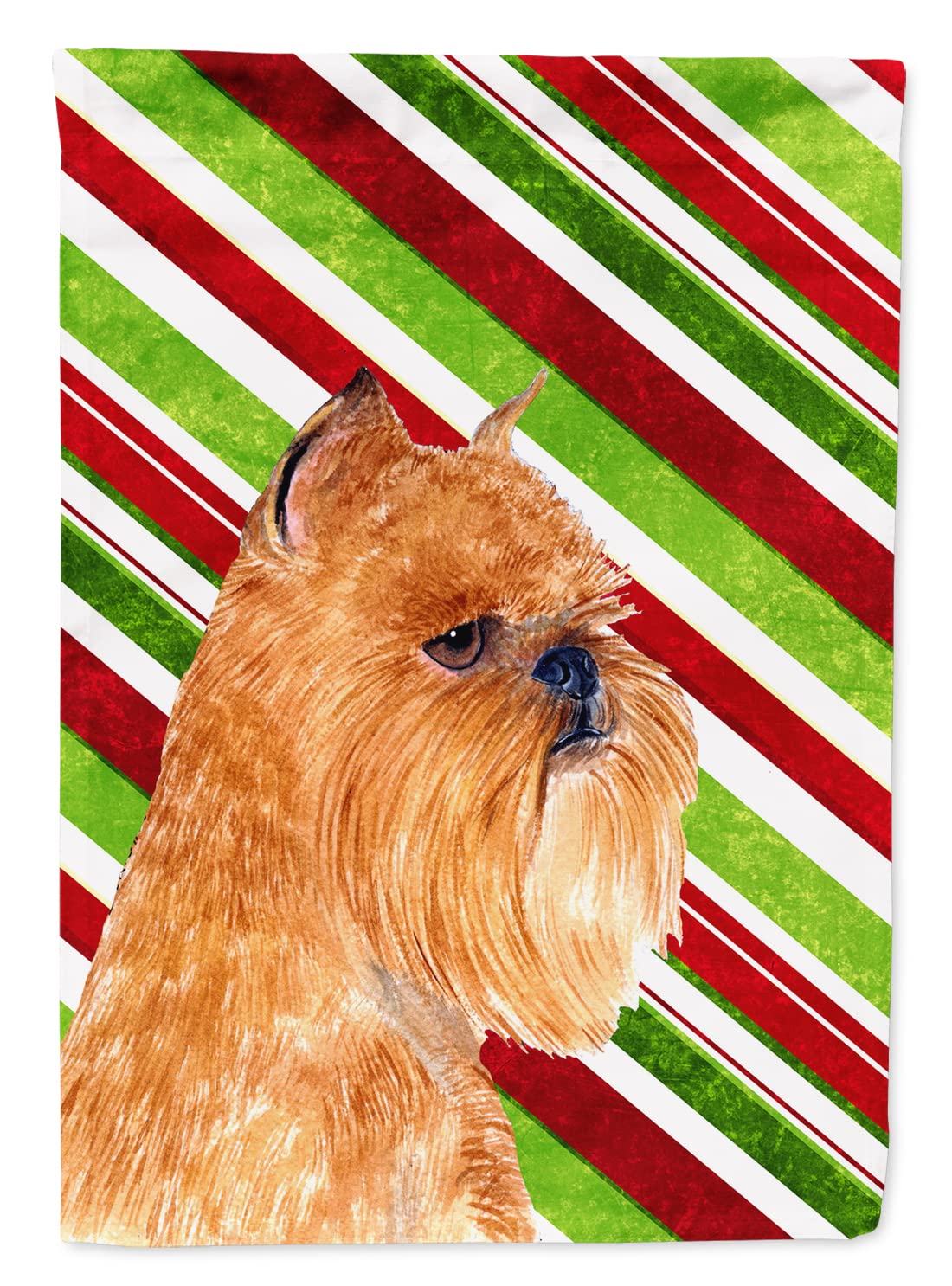 Brussels Griffon drapeau de Noël en toile Caroline's Treasures grand format