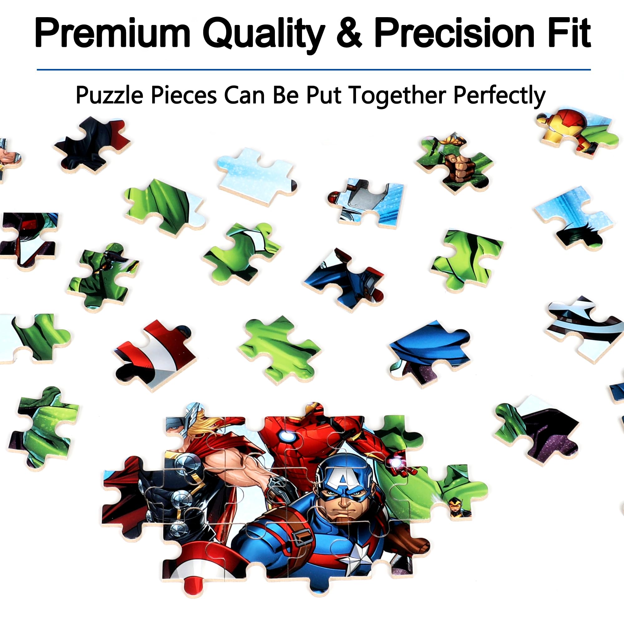 LELEMON Puzzles for Kids Ages 4-6, 60 Piece Puzzles for Kids Ages 4-8, Kids Puzzles in a Metal Box, Educational Learning Toys for Girls Boys — view 5