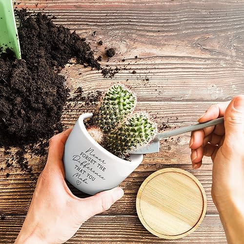 Miniatura 3 de Regalos de agradecimiento para compañeros de trabajo, divertida maceta para suculentas, regalos de maceta de cactus de flores, regalos inspiradores