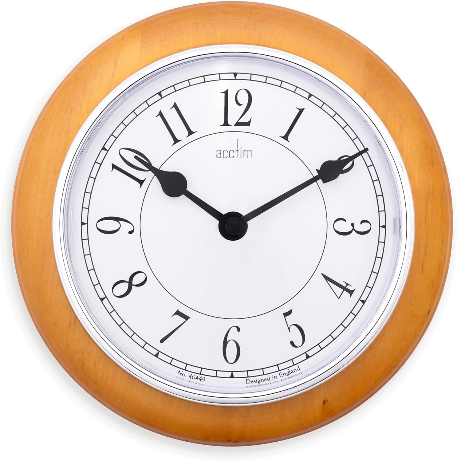 Acctim 24581 Newton Light Wood Wall Clock