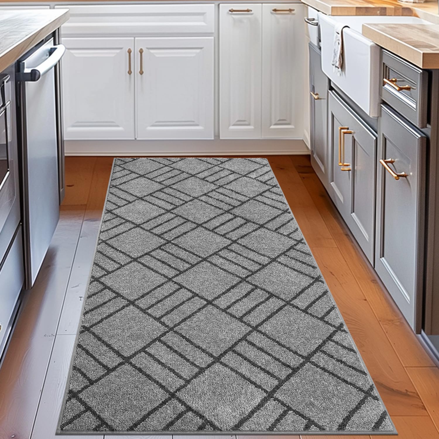 Tapis d'entrée Anti-salissures et antidérapant lavable 80x178