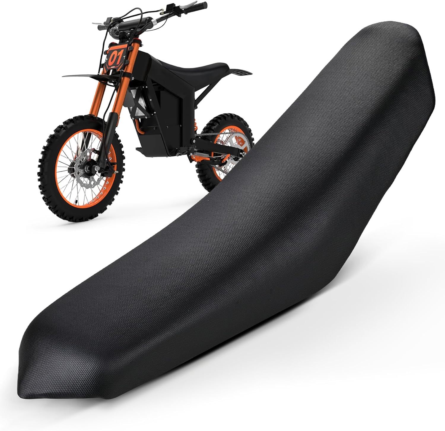 Electric Dirt Bike Seat for Tuttio Tutti Soleil 01 Seat Cushion Pad Black