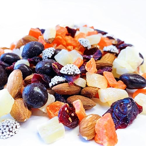 Miniatura 6 de NY SPICE SHOP Cool Brew Espresso Trail Mix con frutos secos mixtos - Snacks saludables de frutas secas para adultos y niños - Paquetes de bocadillos