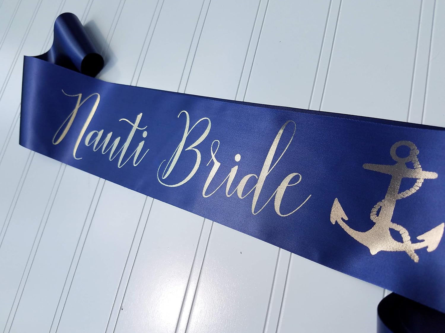 nauti bride sash