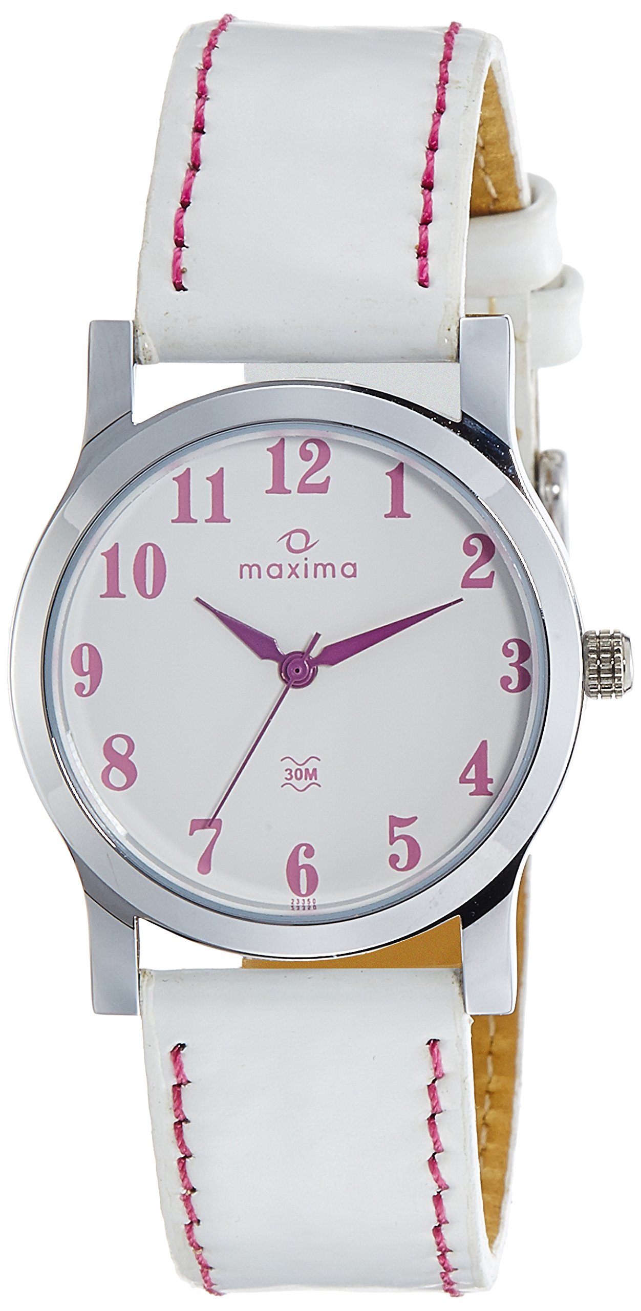 Maxima Resin Analog White Dial Men Watch - 23350Lmli, White Band (B008OVTE3Q) Amazon Price History, Amazon Price Tracker