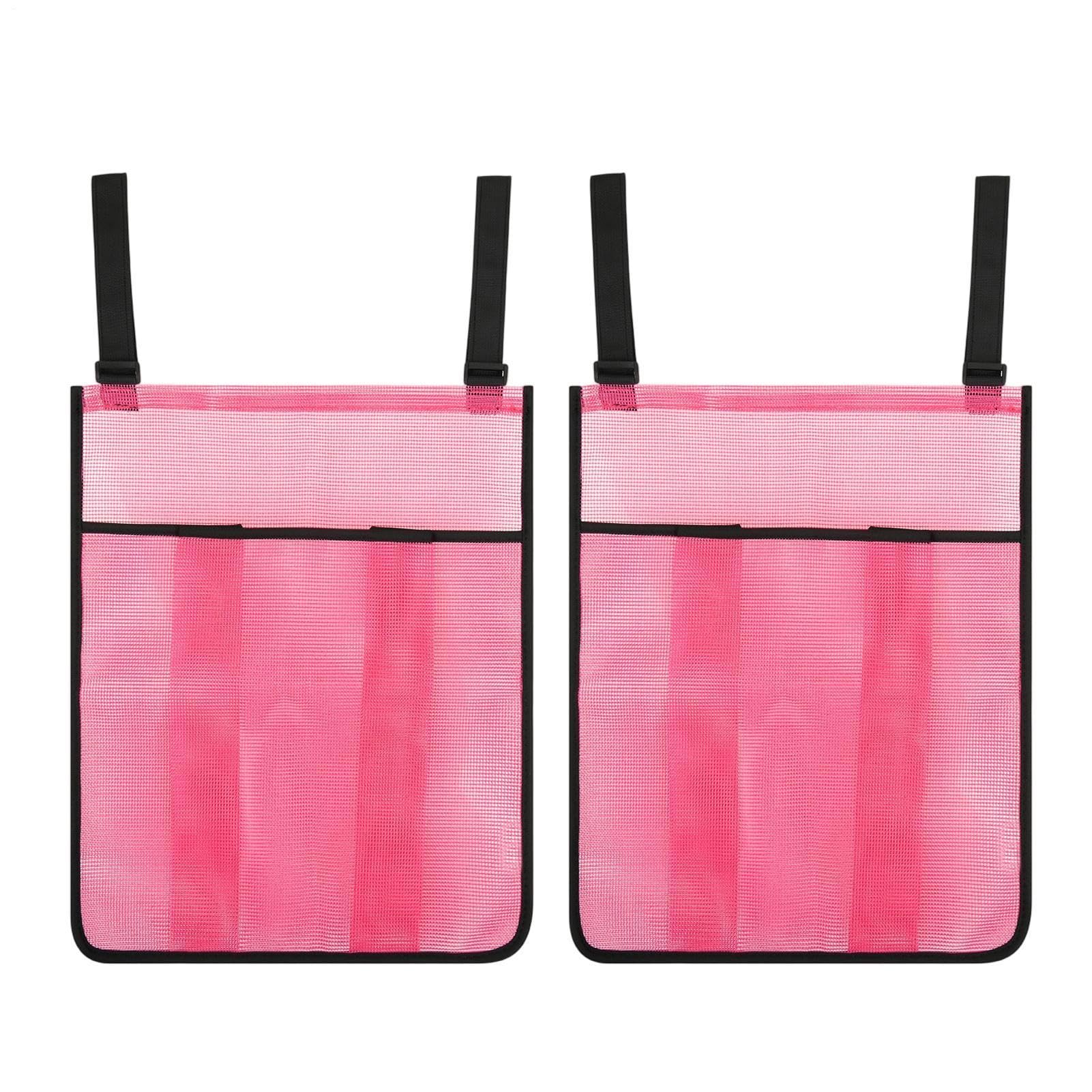Almacenamiento para zapatos de cama elástica juego de 2 bolsas organizadoras exteriores de red