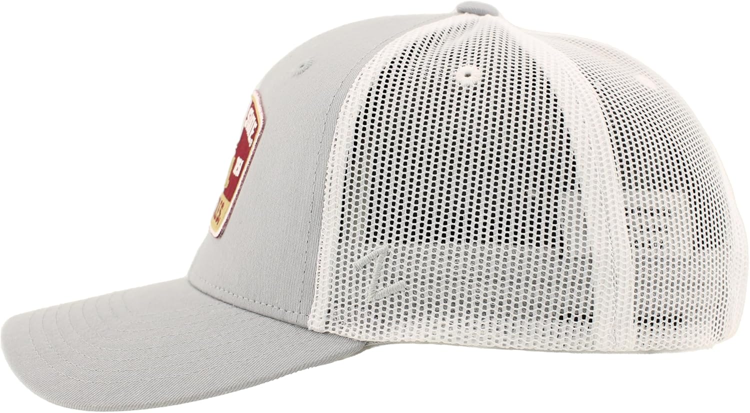 Florida State Seminoles NCAA Officially Licensed Snapback Hat Big Rig Patch Gray White Switchback