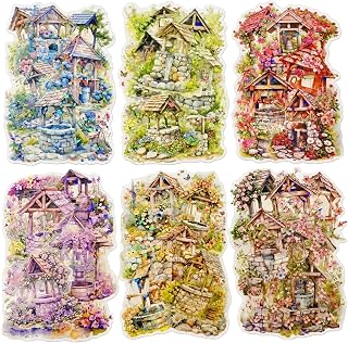 The Well of Wishes Series PET Scrapbook Stickers | 60Pcs