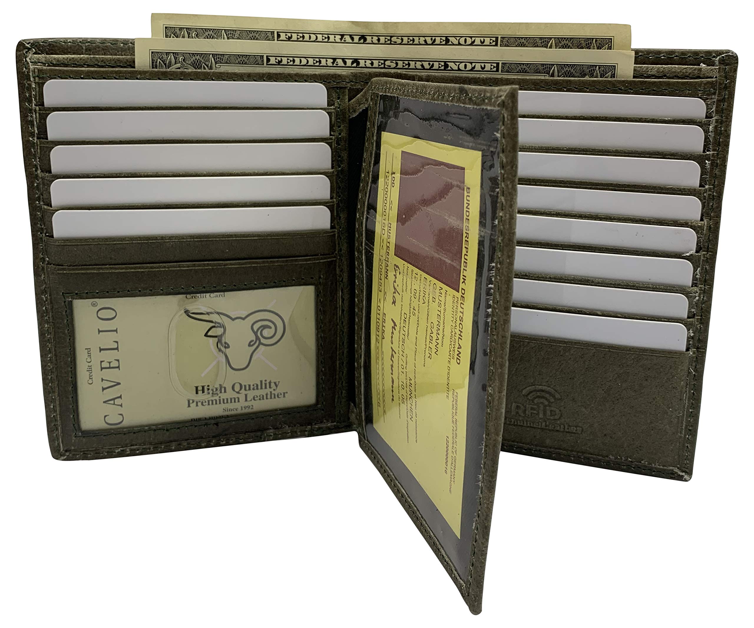 Carhartt Men's B0000207 Saddle Leather Bifold Wallet - One Size Fits All - Brown