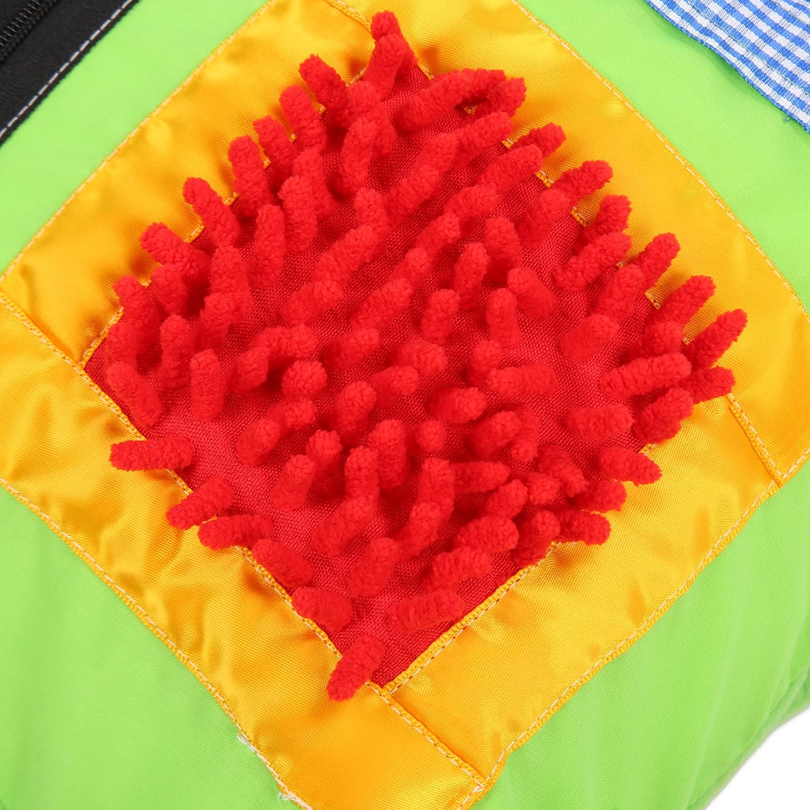 Almohada Demencia, Almohada Sensorial Fidget Actividades Calmantes y Reconfortantes para Adultos con Demencia, Funda de Almohada Extraíble, Productos para la Demencia