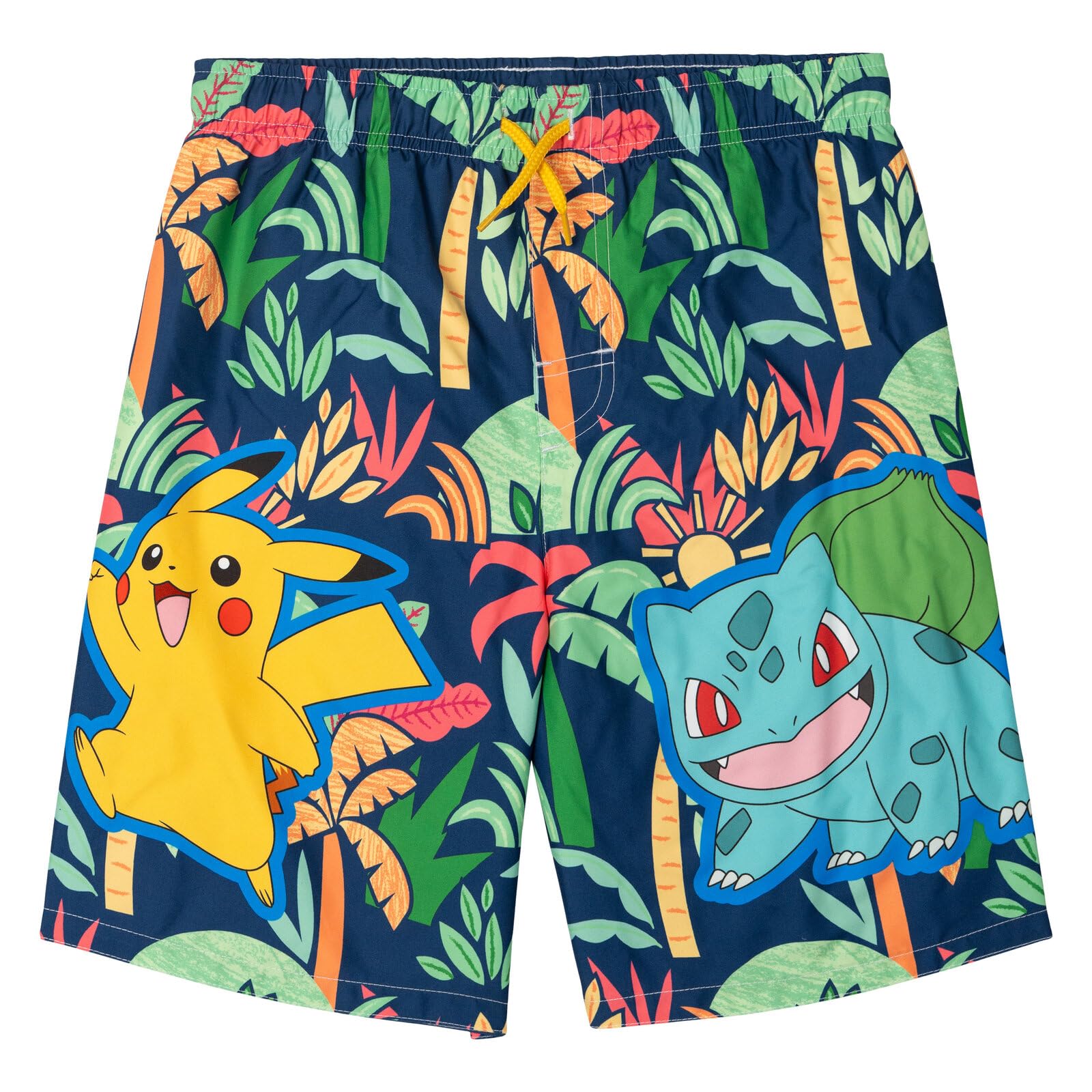 Pokemon Boys' Swimwear Bathing Suit Swim Trunks UPF 50+