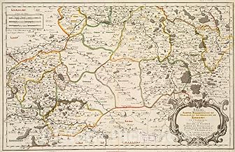 Historical Map, 1717 Rhemi : Partie meridionale du dioecese, et archevesche de Rheims en Champagne : la ou sont les Duche, et pairrie Partie du Balliage et eslection, Vintage Wall Art : 32in x 24in