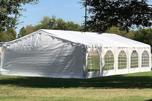 Miniatura 5 de DELTA Tienda de campaña de polietileno económica de 20 x 16 pies, carpas resistentes para eventos al aire libre, tienda de campaña de boda, refugio