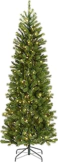 National Pre-Lit Slim Douglas Fir Tree