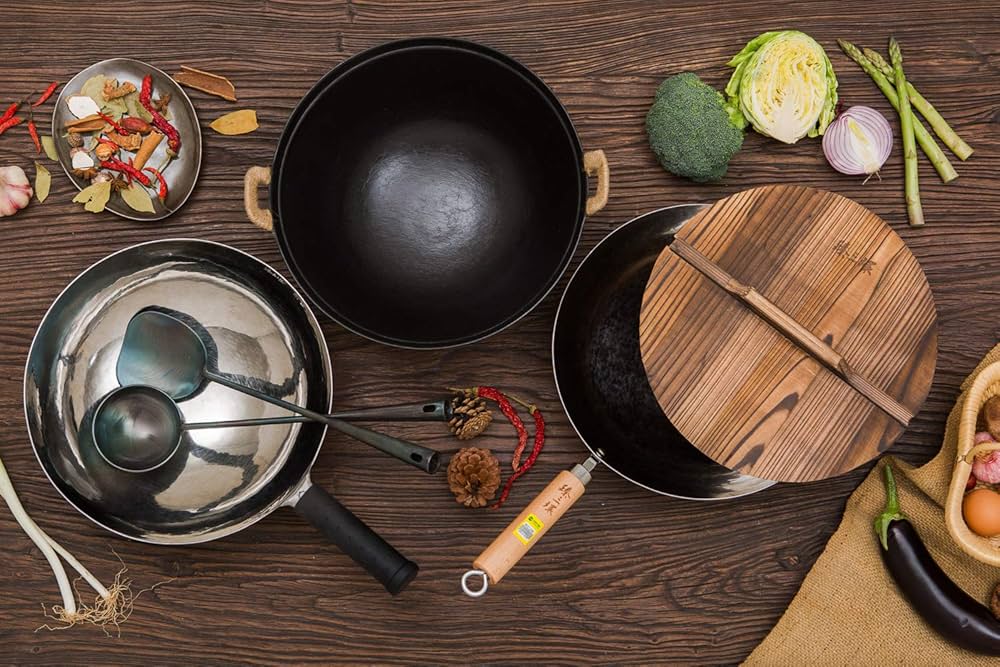 ZhenSanHuan Toxin Free Teflon Free Non Sticky Sauté Pans Fry