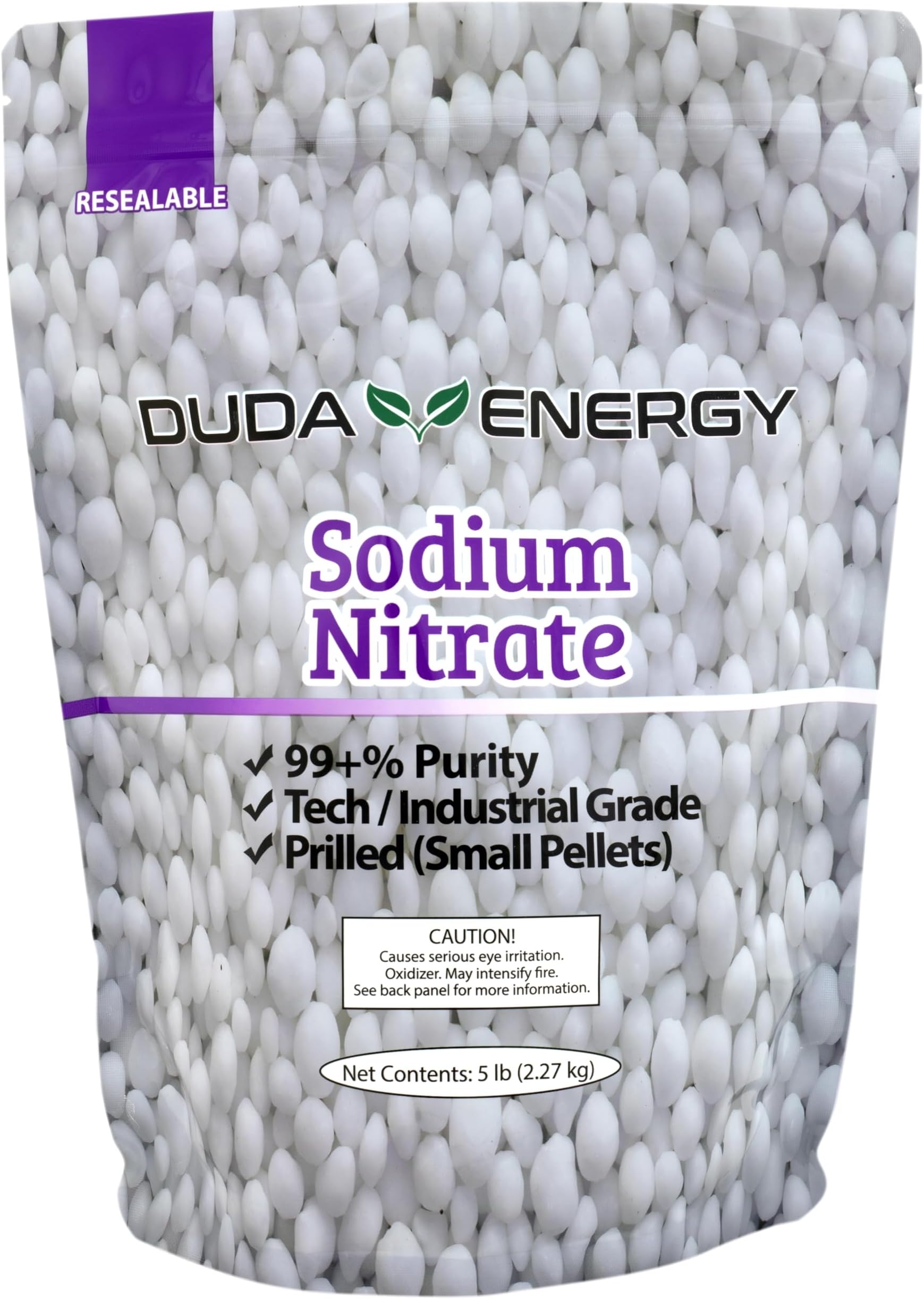 5 lb Sodium Nitrate Fertilizer 99+% Pure Chile Saltpeter Gold Metal Refining Industrial Grade Glass Pottery Enamels