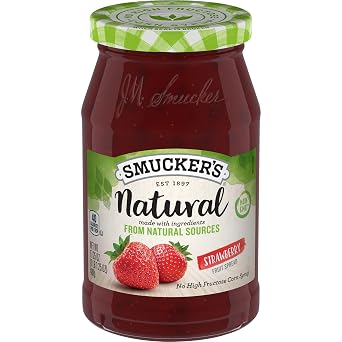 Smuckers Natural Strawberry Fruit Spread, 17.25 Ounces Pack of 1