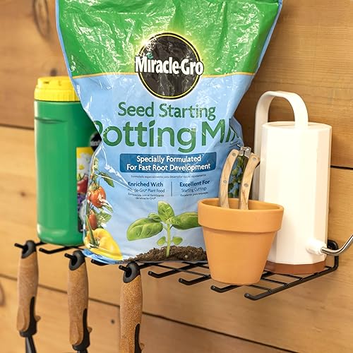 Miniatura 8 de StoreYourBoard Afton - Organizador de suministros de limpieza, para garaje, lavandería, armario, estante de almacenamiento para escobas,