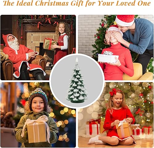 Miniatura 6 de PChero Vela LED para árbol de Navidad con temporizador remoto, cera real de 7.9 pulgadas, funciona con pilas, sin llama, parpadeante para regalo de