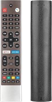 HS-7720 HS-7720H Voice Remote Control Compatible with Skyworth 4K UHD Smart Android TV 50UD7200 55UD7200 65UD7200 75UD6200 Replacement Controller with Netflix PrimeVideo Buttons