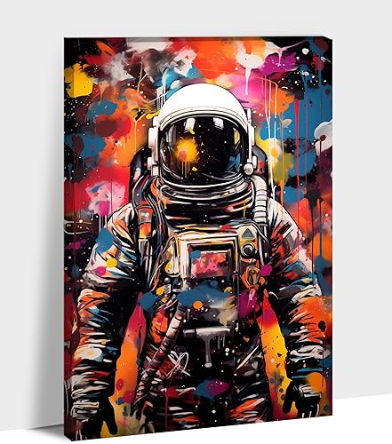 Miniatura 14 de ANRUOXI Graffiti - Lienzo decorativo para pared, diseño abstracto retro, pintura urbana moderna, póster de decoración de pared de zapatos para