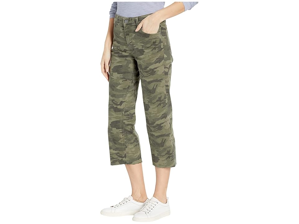 

KUT from the Kloth Charlotte Crop Culottes in Olive (Olive) Women's Casual Pants