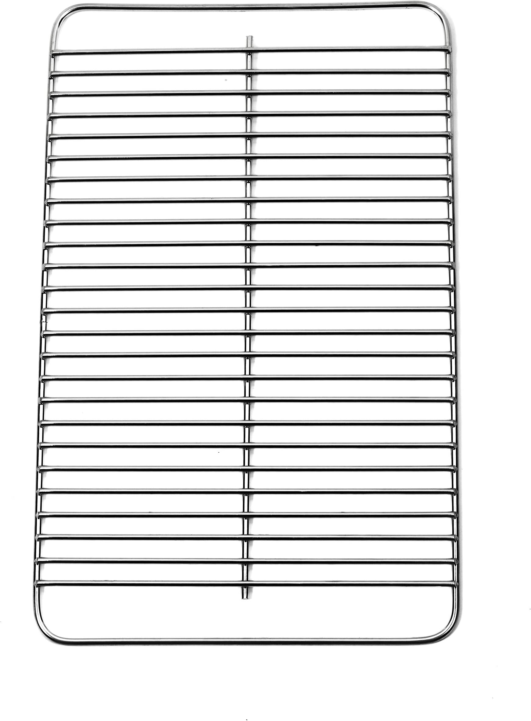 DELSbbq Broilmann 80631 Stainless Steel Cooking Grate for Weber Go-Anywhere, Fits Charcoal and Gas Go-Anywhere Grills, Replacement for Weber 70211 & 3634, 16" x 10"