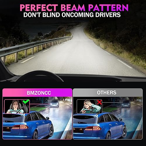 Miniatura 2 de Compatible con bombillas LED Nissan Altima (2007-2018) H11 de haz alto+bombillas de haz bajo H11 + kit de bombillas antiniebla H11 de 6500 K de luz