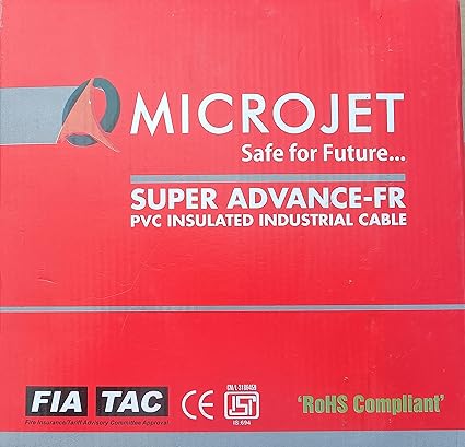 MicroJet PVC Insulated industrial Cable (1.5 sq.mm, Black)