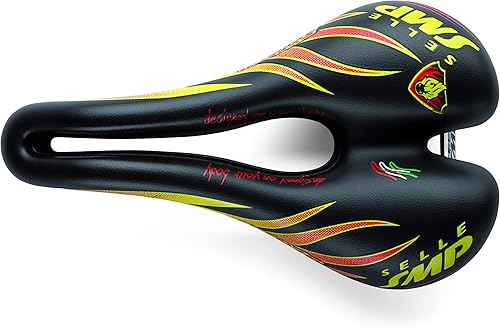 Miniatura 8 de Selle SMP TRK - Sillín medio extremo, negro/amarillo/rojo