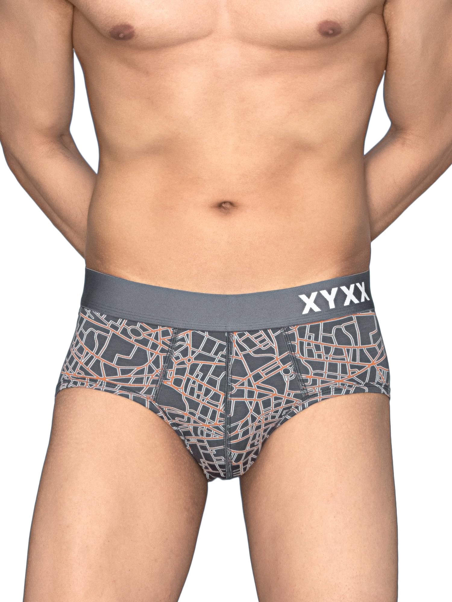 xyxx Men's Urbane & Flux Micromodal Regular Fit Printed Antimicrobial Briefs with No Marks Waistband-picture-36
