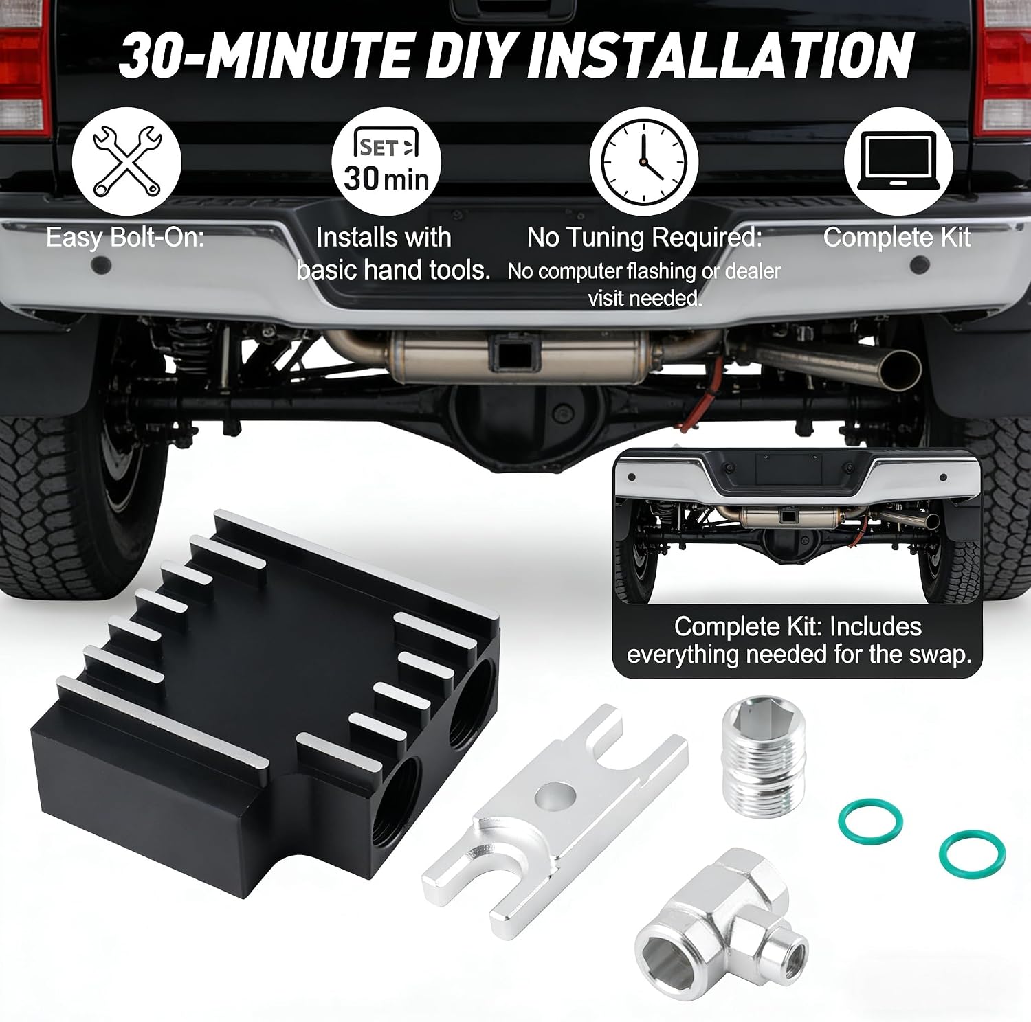 Fix Erratic Shifting & Overheating: Thermal Bypass Valve & Filter Coupler Upgrade for 6.7L Cummins 2019-2024 (68RFE / 69ASRC) | Direct Replacement for Stock Valve | Heavy-Duty Towing Reliability