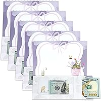 Vista 41 de Tarjeta de boda, con dos aperturas de tira para desgarrar, con ventana de plástico transparente que deja ver dinero, cheques o tarjetas de regalo