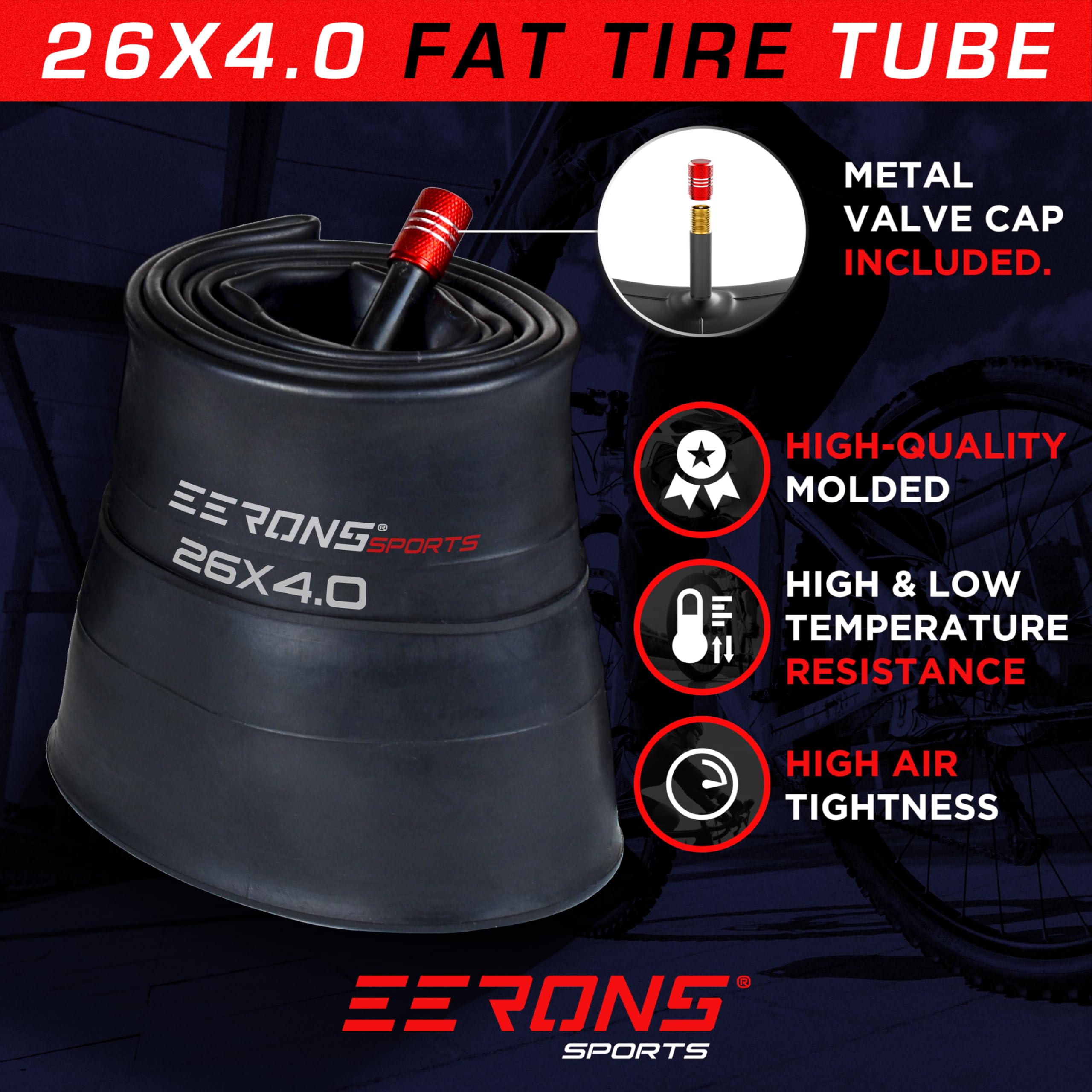 Lot De 2 Chambres à Air De 66 X 10,2 Cm Pour Gros Pneus De