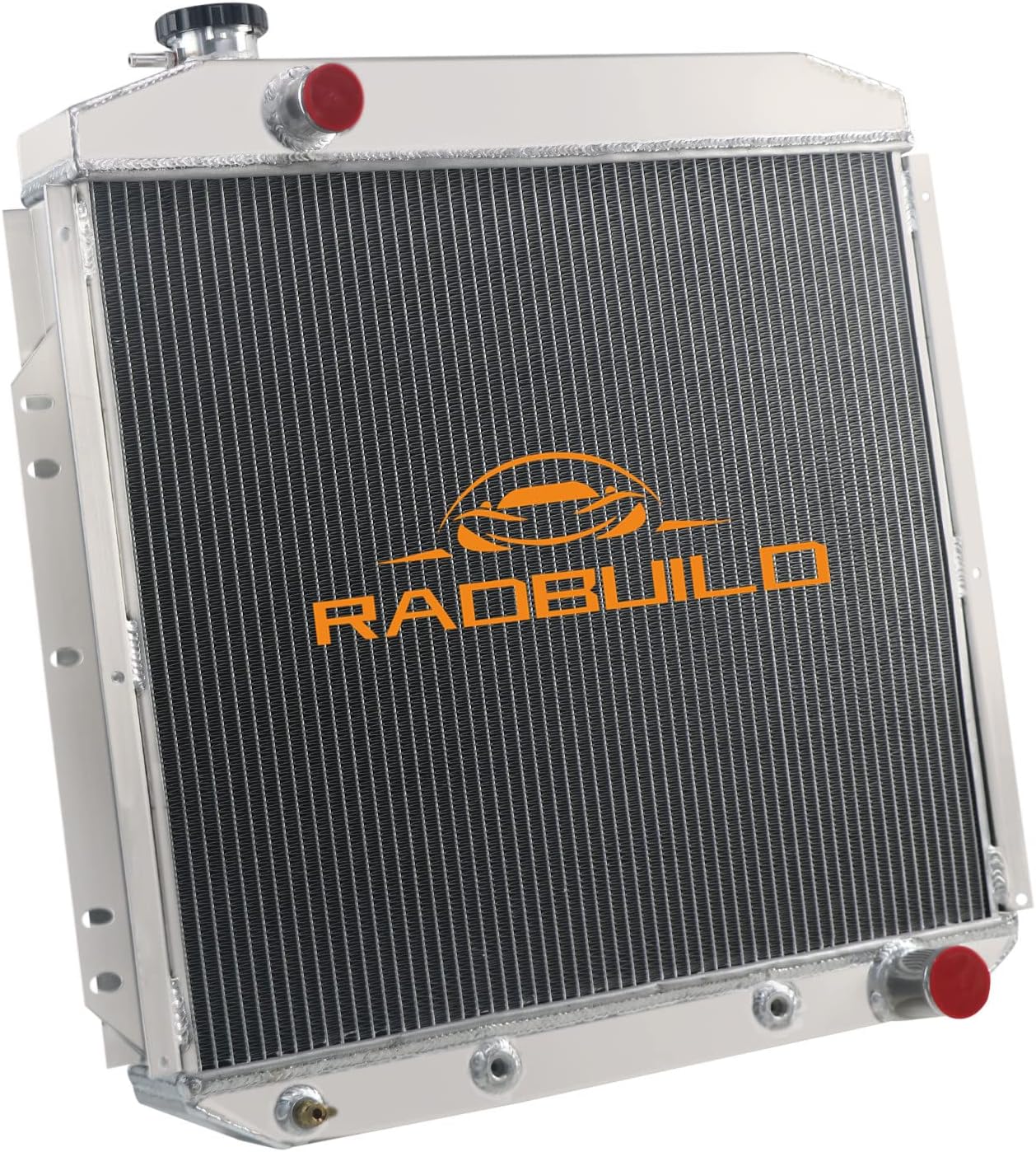 3 Row Aluminum Radiator For 1953-1956 Ford F-100/F-250/F-350 3.5L 3.6L l6/3.9L 4.2L 4.4L V8