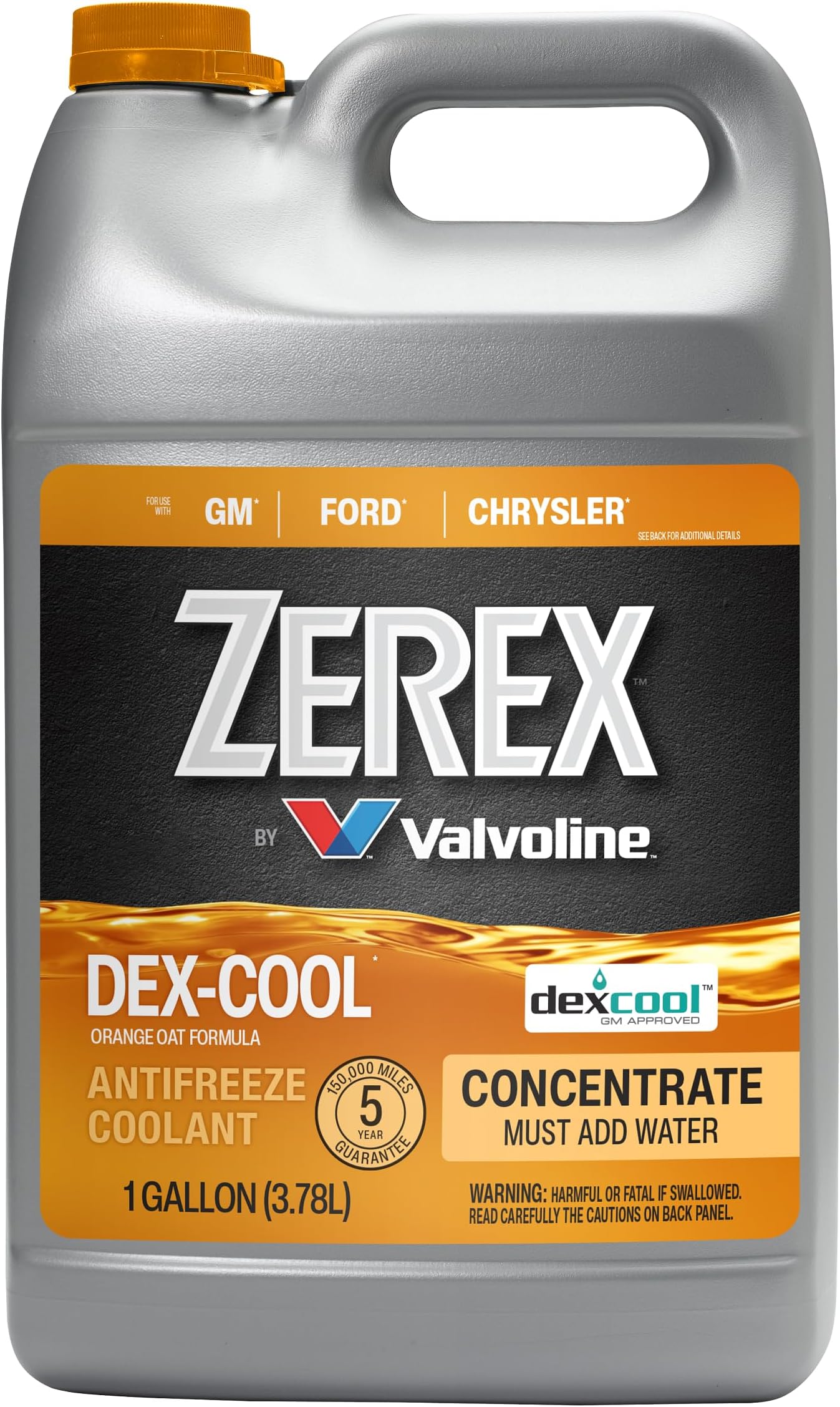 Zerex Valvoline DEX-Cool Organic Acid Technology Concentrate Antifreeze/Coolant 1 GA