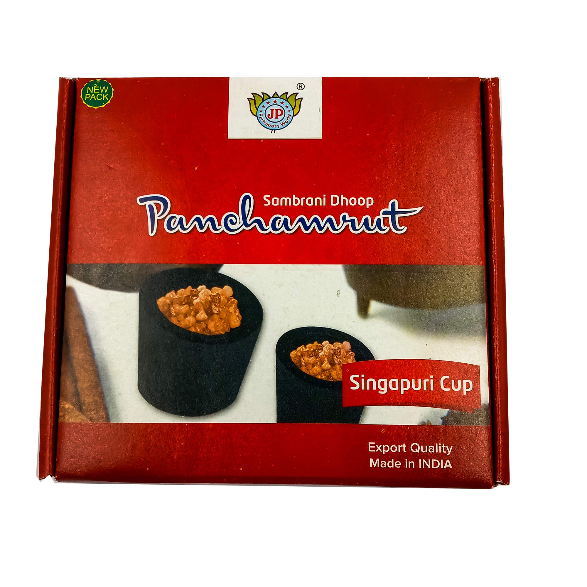 J.P PERFUMERY WORKS PANCHAMRUT SAMBRANI DHOOP Cup (3)