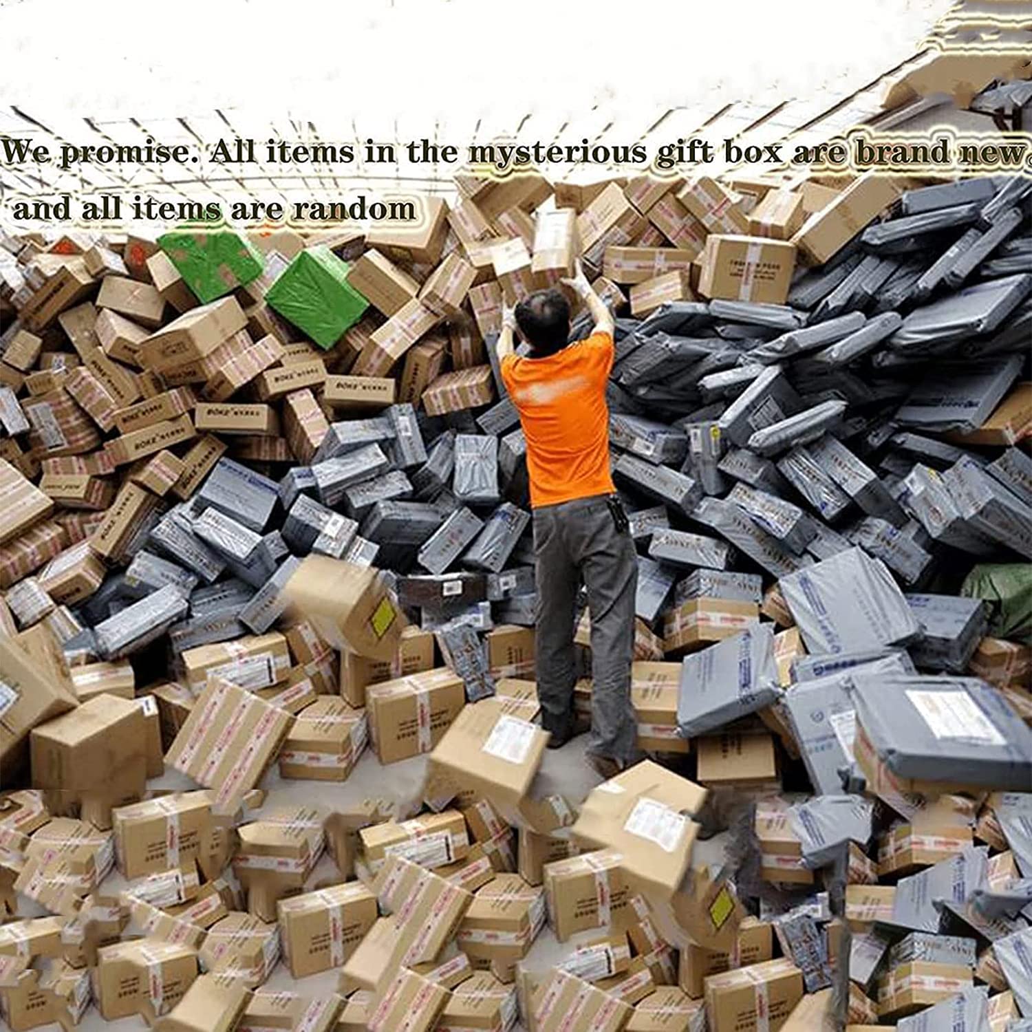 NBLKWRBL Mystery Box Electronics Gift Clearance Boxes Returns Pallets For Sale Unclaimed Packages Bulk Surprise Electronic