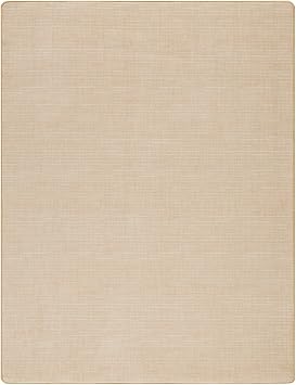 Milliken Imagine Figurative Collection Broadcloth Area Rug, 28" x 310", Raw Silk