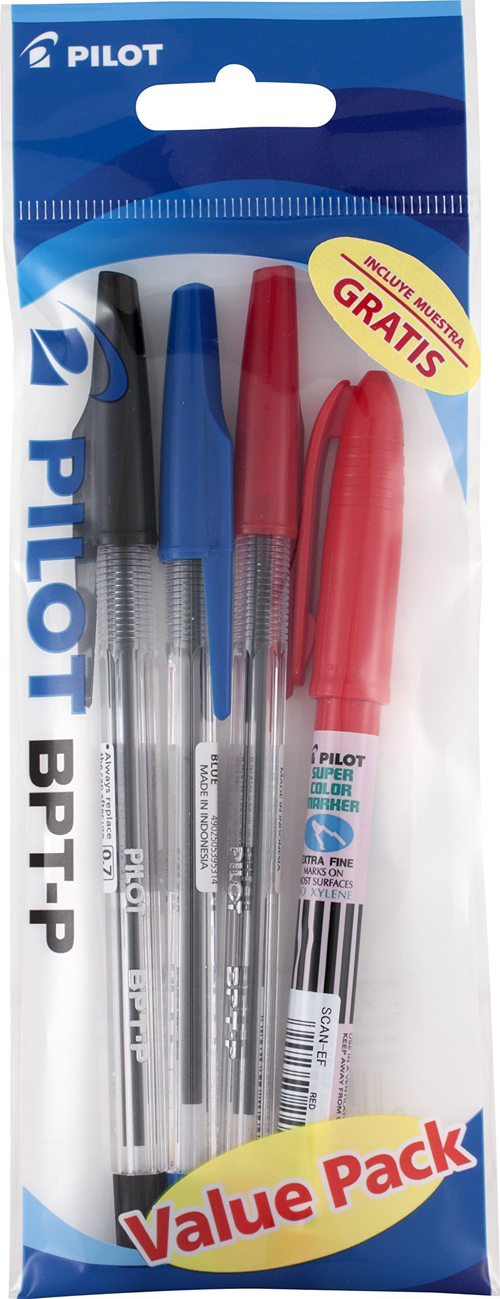 Pilot 11919 BP-5 Matic - Bolígrafo De Punta Fina (0,3 Mm, Tinta Clásica
