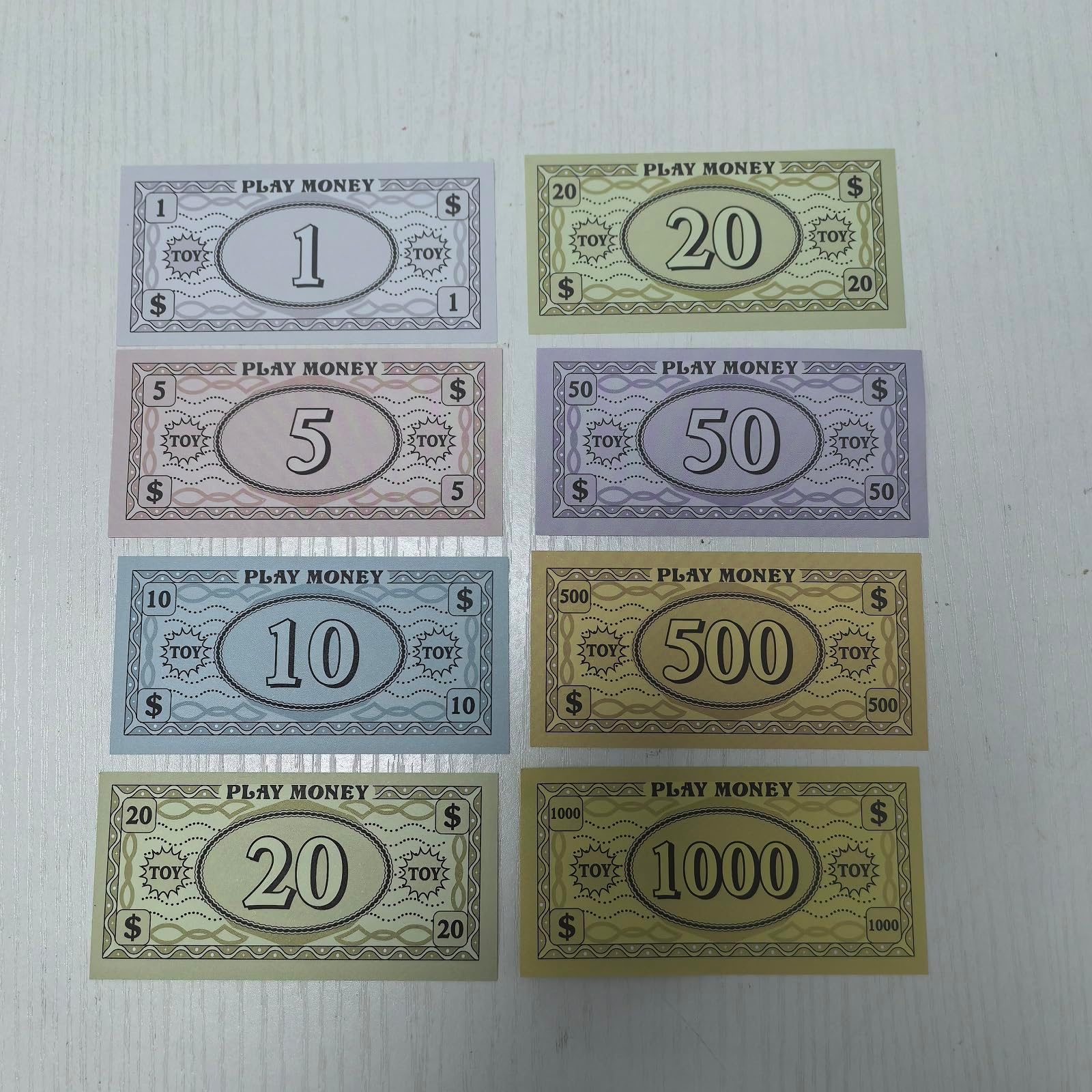 RIFENDA 200pcs Copy Prop Money Movie Money Play Props Number Learning Education Toys for Girls Boys, Ages 3+ Develops Early Math Skills, 3 4 5 Year Old Girls Boys Birthday