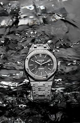 FEICE Mens Watches Mechanical Automatic Watch 5ATM Waterproof Stainless Steel Luxury Watches Casual Business Wristwatch Dress Watch for Men FM019 Black