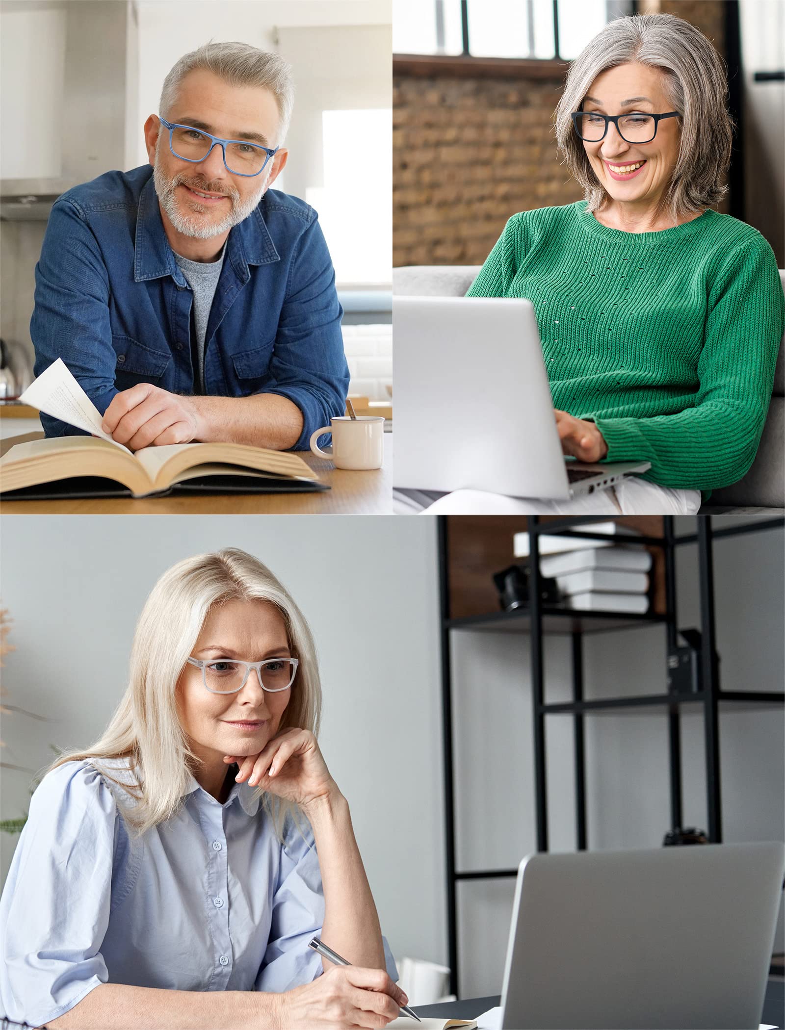 MODFANS Gafas de Lectura para Hombres/Mujeres