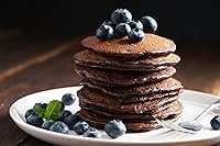 Vista 3 de Mochi Pancake Mix Chocolate sabor a nuez de macadamia 8 oz