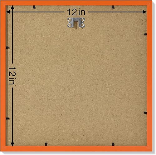 Vista 353 de Vittanly - Juego de 9 portarretratos, plexiglás resistente a rupturas, exhibe fotos de 12 x 12 pulgadas o, con paspartú, de 8 x 8 pulgadas, marcos