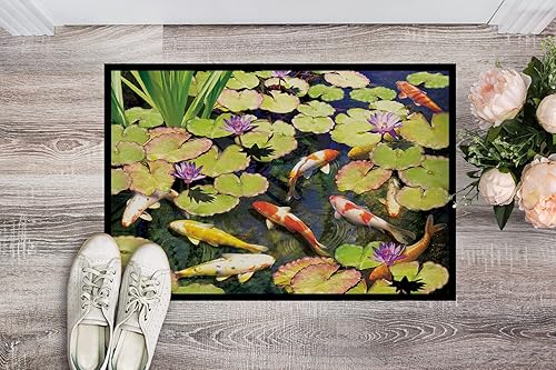 Miniatura 9 de Caroline's Treasures PRS4057MAT Conch Starfish and Cockle II Doormat 18x27 Front Door Mat Indoor Outdoor Rugs for Entryway, Non Slip Washable Low