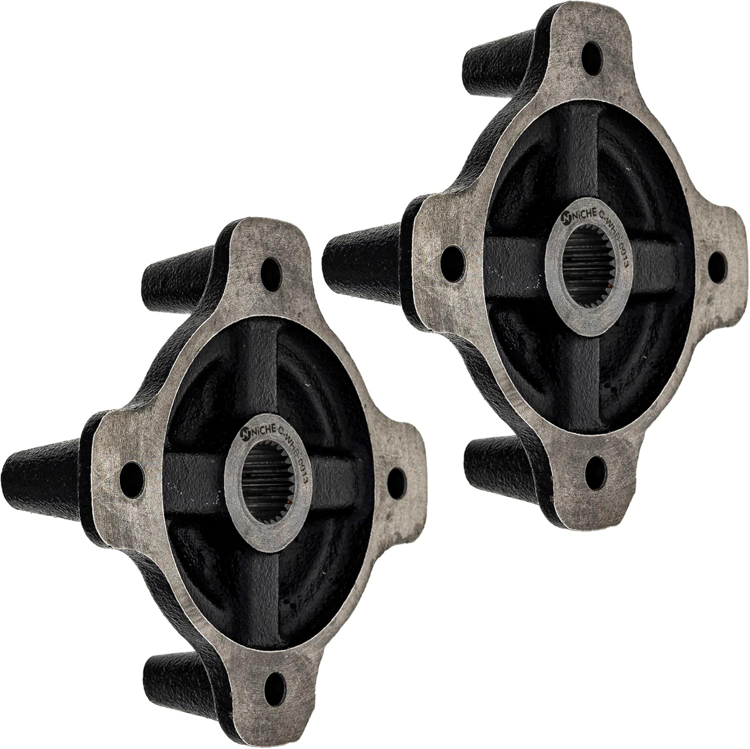 NICHE Front Rear Wheel Hub for Can-Am Commander 1000 800 1000R 800R Max Electric 705400713 705401314 2 Pack