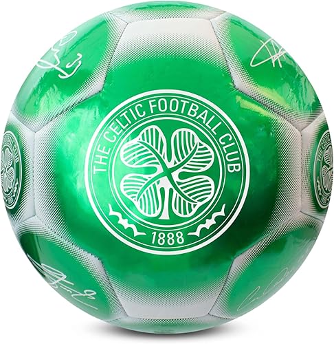 Hy-Pro Balón de fútbol clásico con licencia oficial, metálico, talla 5, entrenamiento, partido, mercancía, coleccionable para niños y adultos